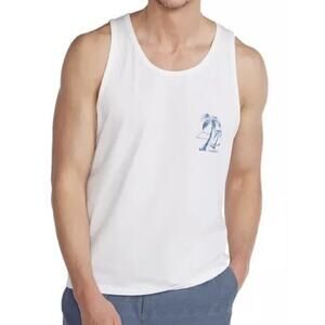 NWOT Chubbies the Relaxer Tank Top Tank Top in White Size Large